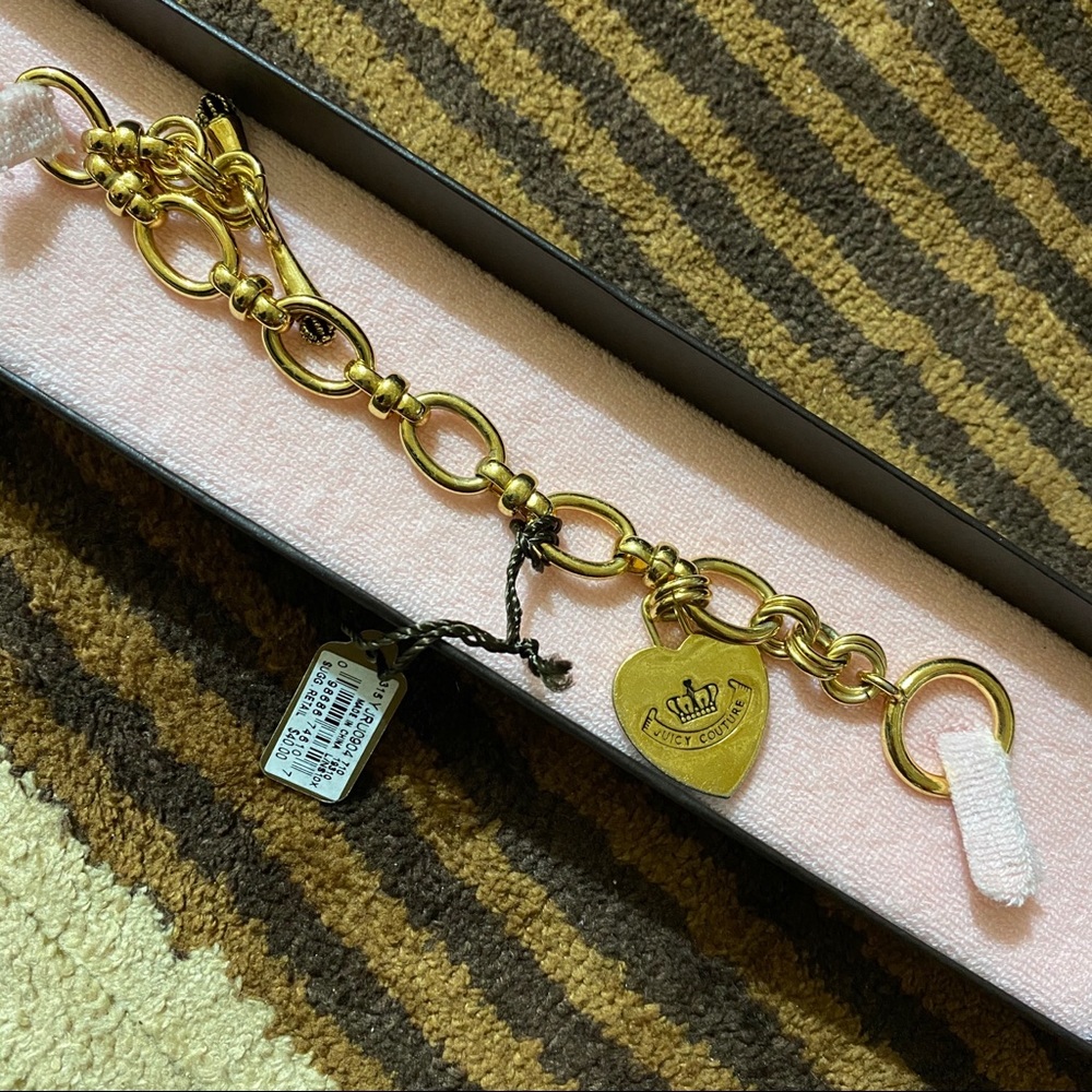 Juicy Couture  heart charm bracelet